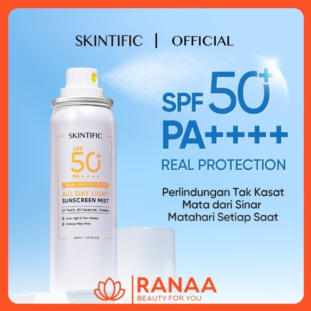 SKINTIFIC SUNSCREEN MIST SPF 50 50ml | 120ml