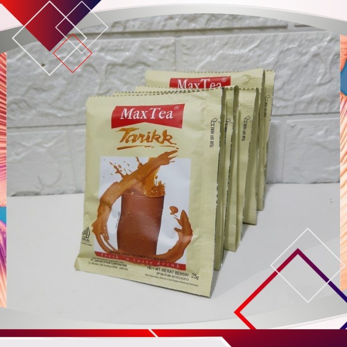 

New Item MAX TEA TARIK SACHET 25g