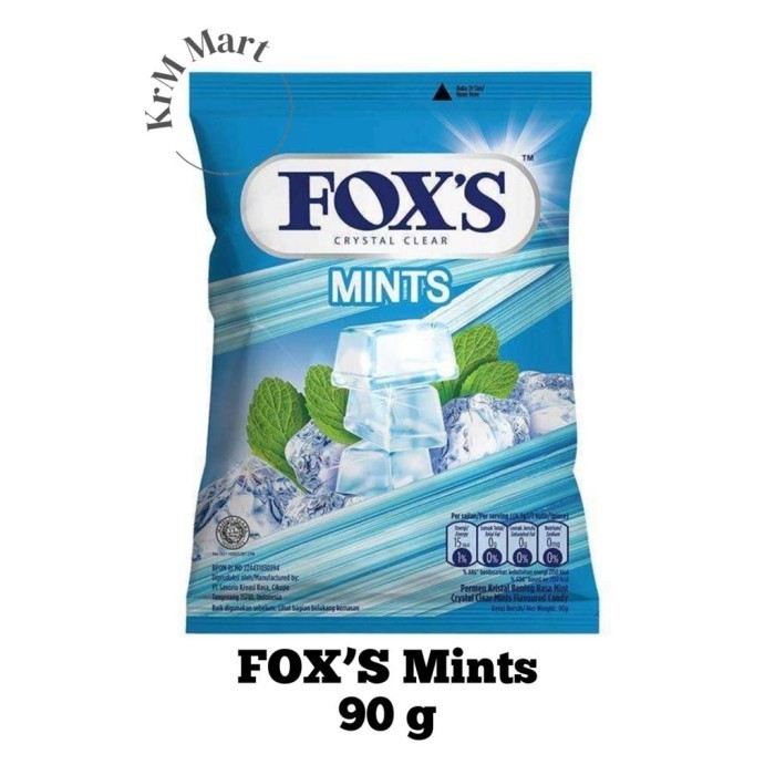 

FOXS PERMEN MINTS 90g PER BUNGKUS