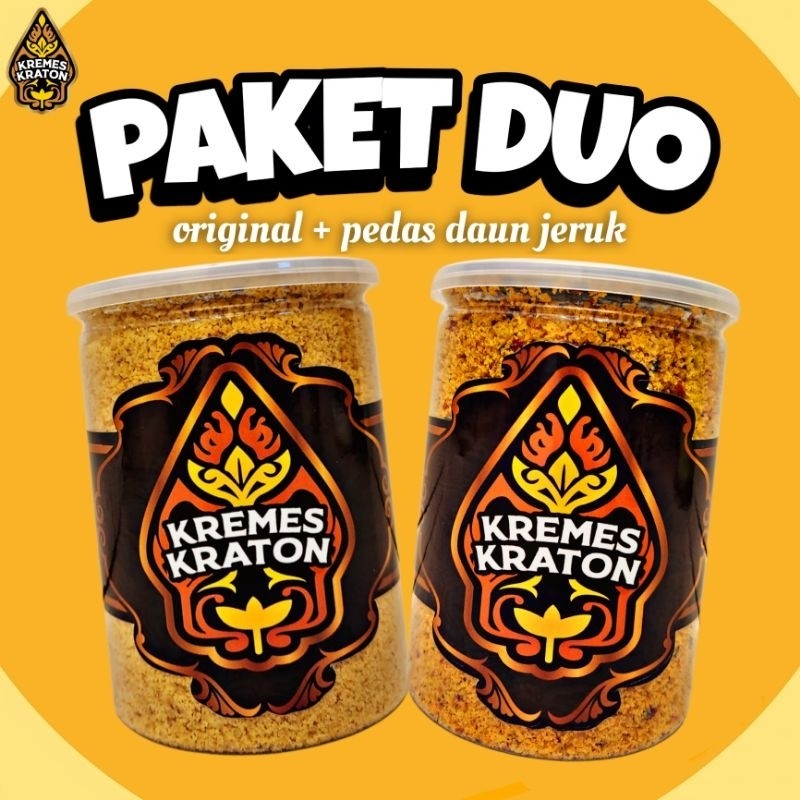 

Kremes Kraton -《Paket Duo》Kremes Pedas Daun Jeruk + Kremes Original