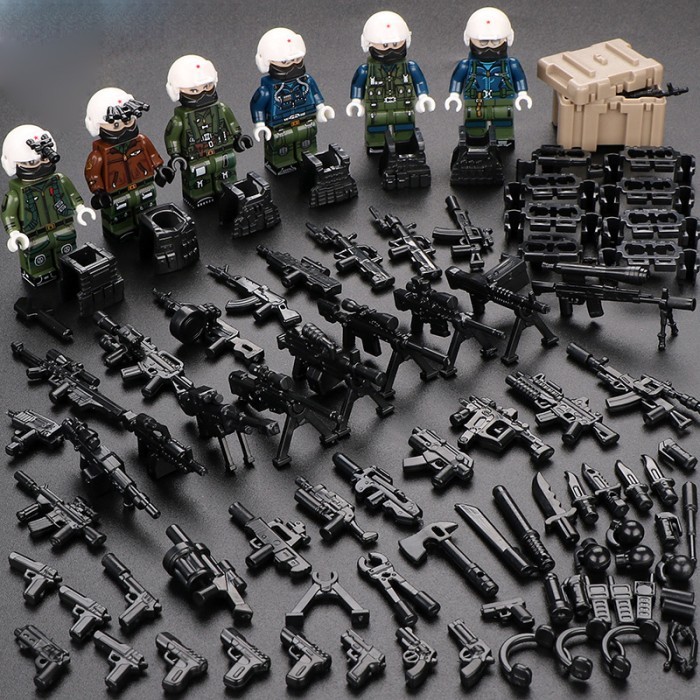 Mainan Minifigure Military Swat Military Team - Militer 2