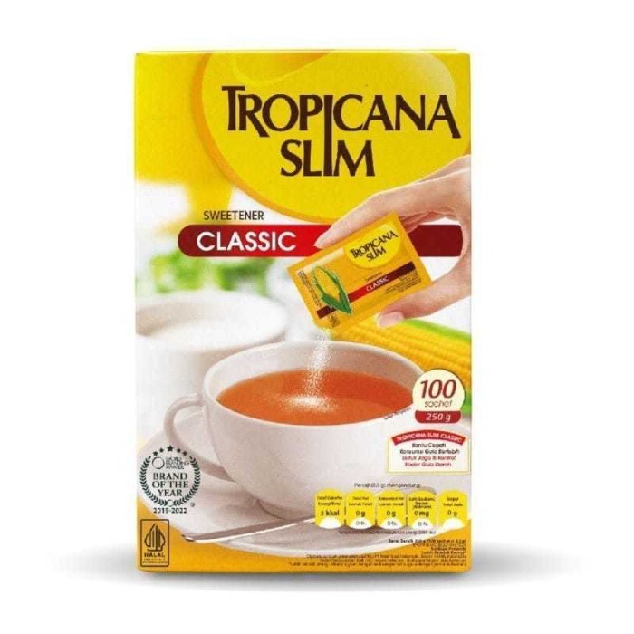 

NEW ITEM (S) GULA TROPICANA SLIM CLASSIC 100G