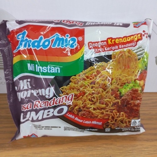 

NEW ITEM NOODLE INDOMIE GORENG JUMBO RENDANG 120G