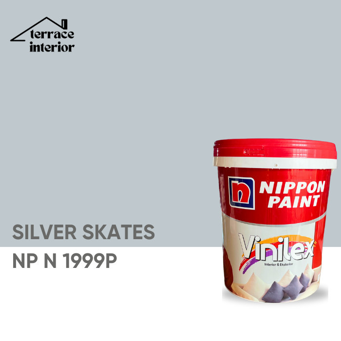 Cat Tembok Vinilex 5000 Interior & Exterior Abu 5 Kg - SILVER SKATES