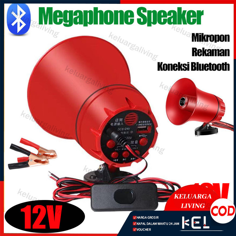 Toa Megaphone Megaphone Speaker Corong Sirine Bisa Rekam Suara Pengeras Suara Bisa Rekam Suara Merk 