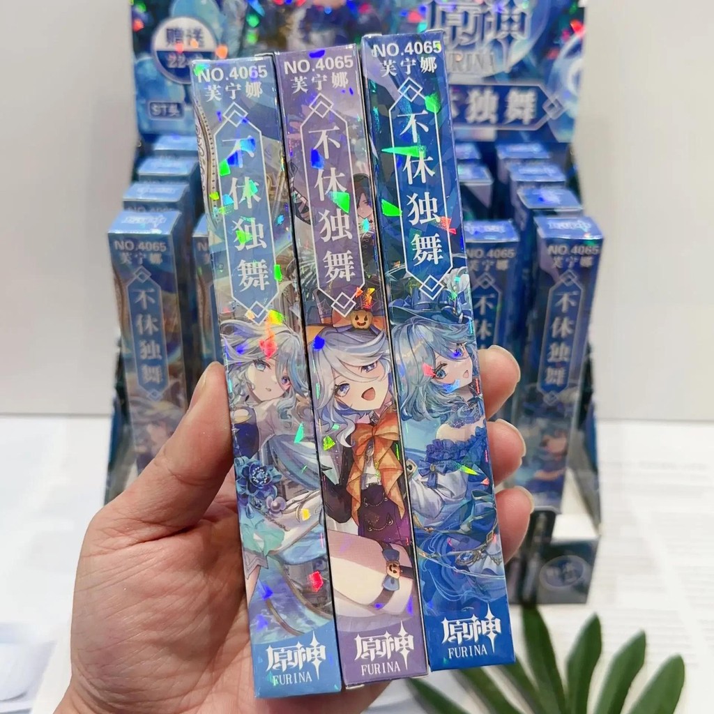 

Random 3Pcs Game Genshin Impac Gel Pen Focalors Furina de Fontaine ballpoint pen Cute Stationary Supplies birthday gift
