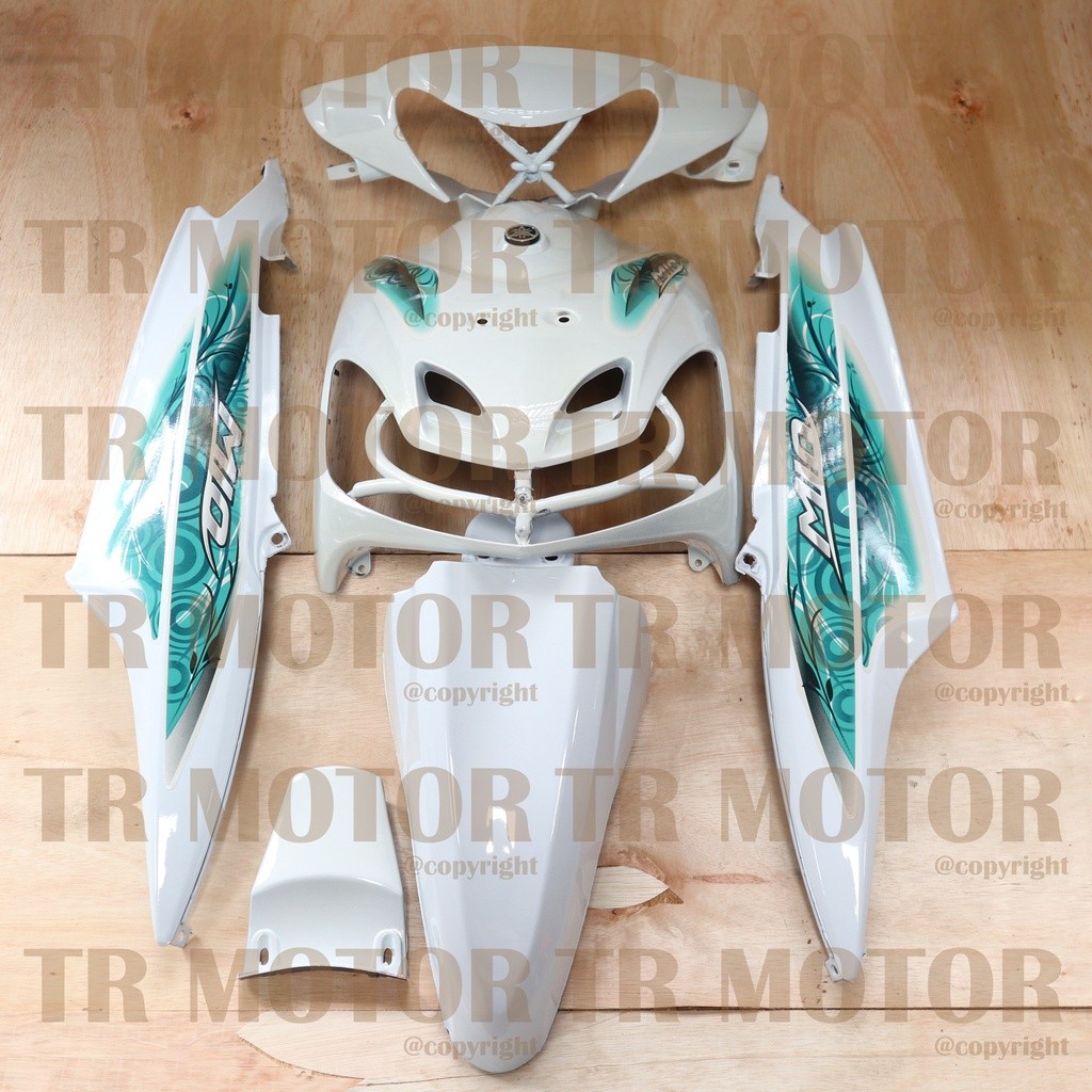 COD - Body Mio Sporty Full Set 2011 Putih Body Halus Mio Sporty Mio New - Bahan ABS
