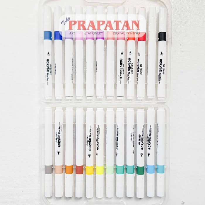 

Greebel Acrylic Marker Set GMAS | Spidol Akrilik - 24C