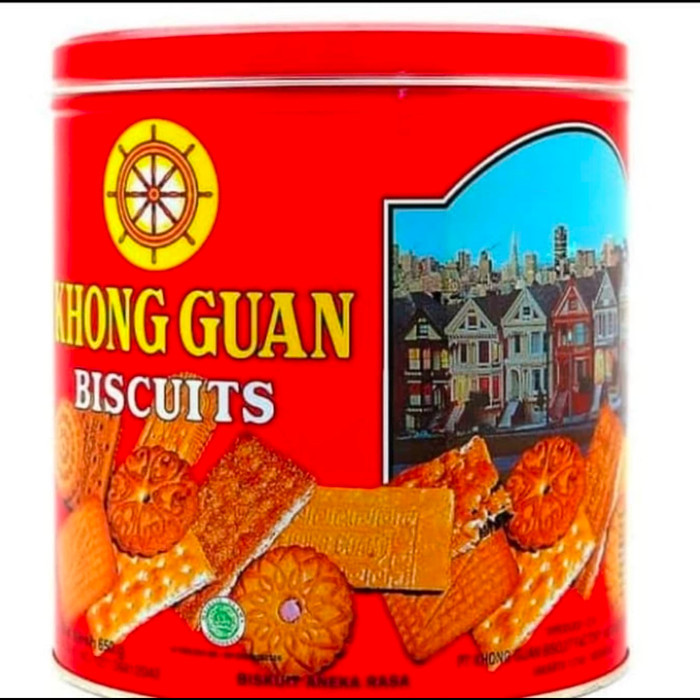 

Khong guan biscuits assorted 650gr kaleng/ tin