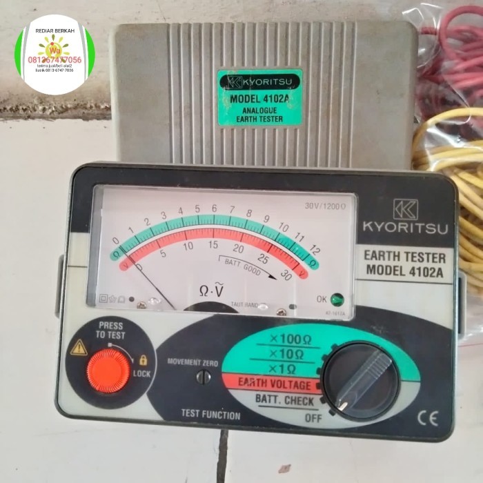 kyoritsu earth tester 4102a