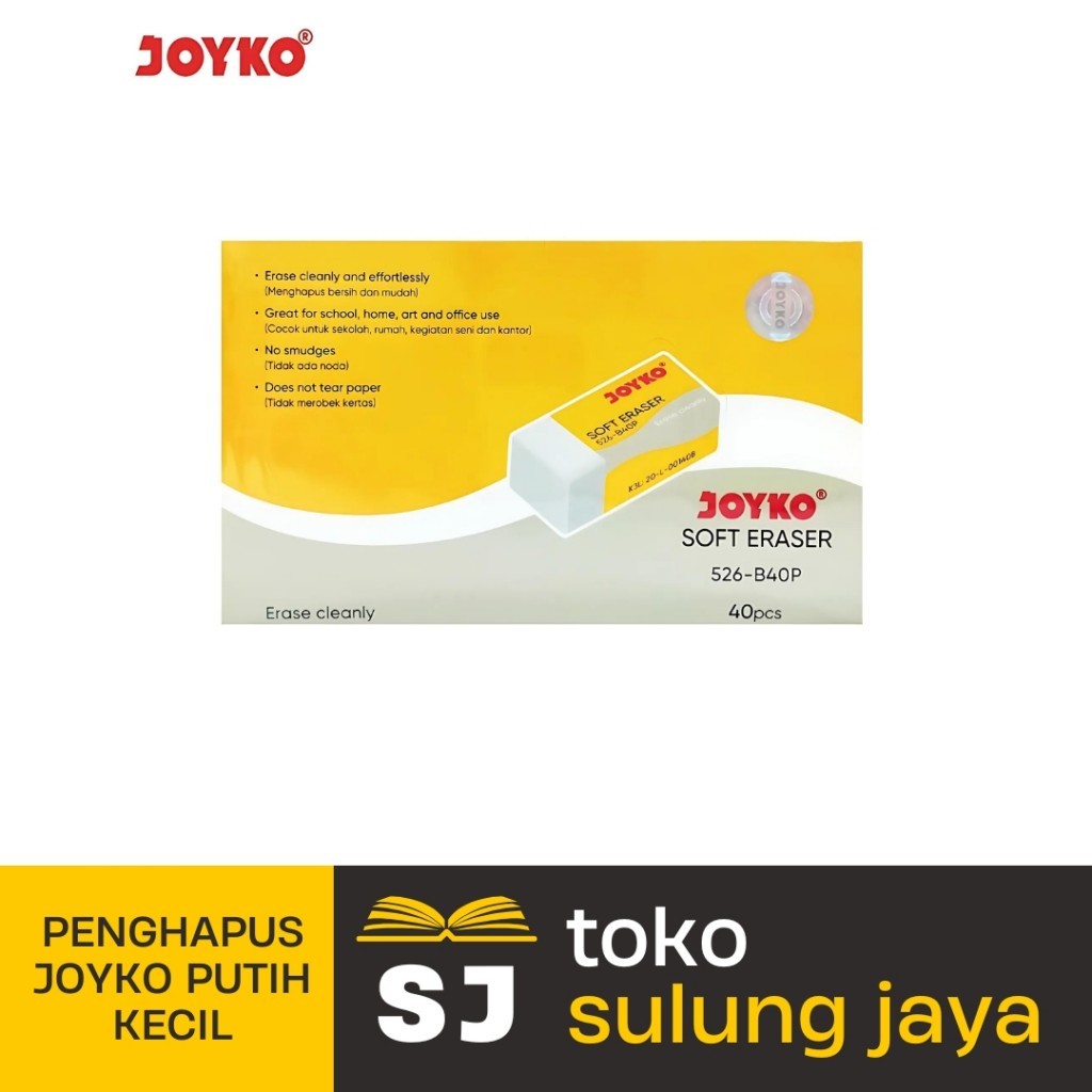 

PENGHAPUS JOYKO PUTIH KECIL | JOYKO ERASER