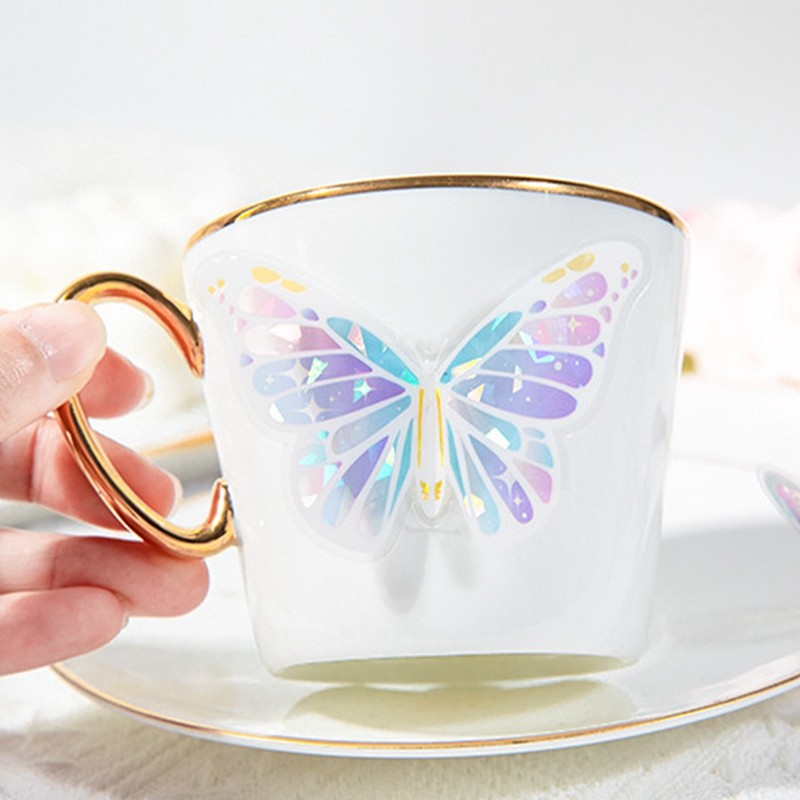 

20 Pcs Butterfly Stickers Journal Scrapbooking Diary Sticker DIY Notebook Stationery Decoration Sticker Ins Butterfly Stickers