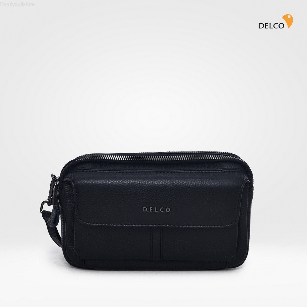 Tas Pria Delco by Elizabeth Genuine Leather Clutch 0720-0376