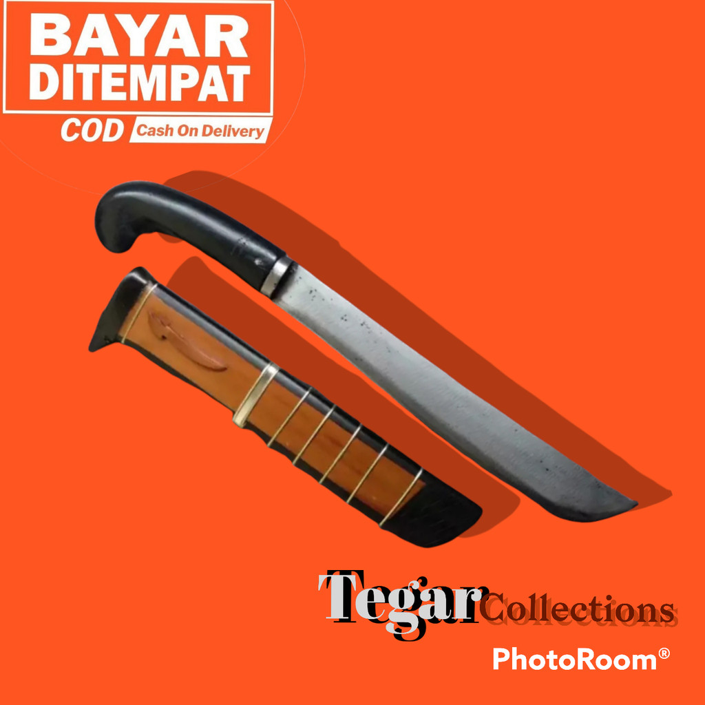 GOLOK POLET CIBATU ASLI Kerja kebun GOLOK Pemotong bambu bilah baja per asli tempa