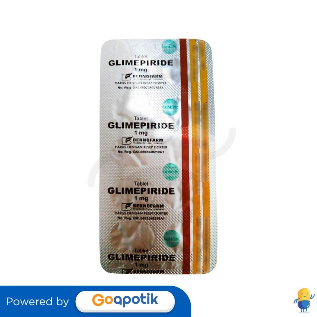 Glimepiride Bernofarm 1 Mg Strip 10 Tablet