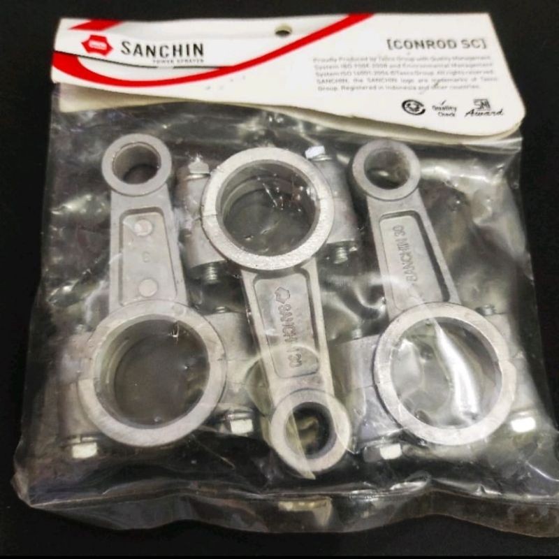

3 buah SC30 conrod stang seher tangan sokar mesin power sprayer doorsmeer stim steam pompa sanchin SCN30 amplas