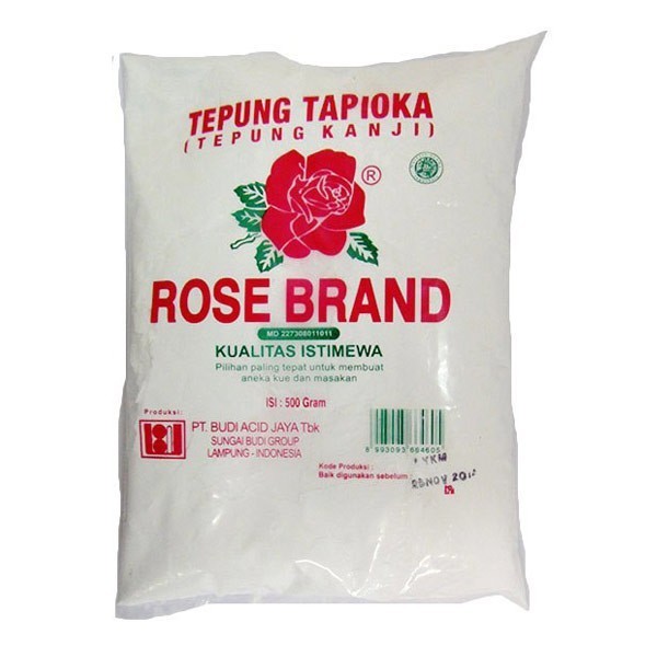 

Terlaris Tepung Kanji / Tepung Tapioka Rose Brand 500 Gram