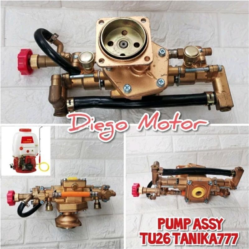 

PUMP ASSY POMPA KOMPLIT MESIN SPRAYER SEMPROT POMPA HAMA TANIKA TU26 TNK777 767 amplas