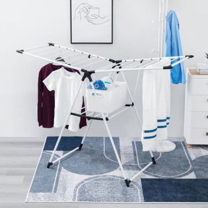 Jemuran Baju Lipat Stainless Steel INFORMA Jemuran Pakaian Besar