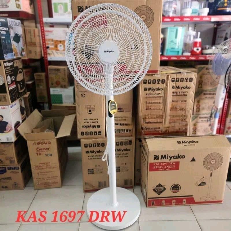 Kas 1697 Drw Kipas Angin Berdiri 16Inch Remote Miyako Kas 1697Drw Stand Fan Remote 16inch Miyako Kas