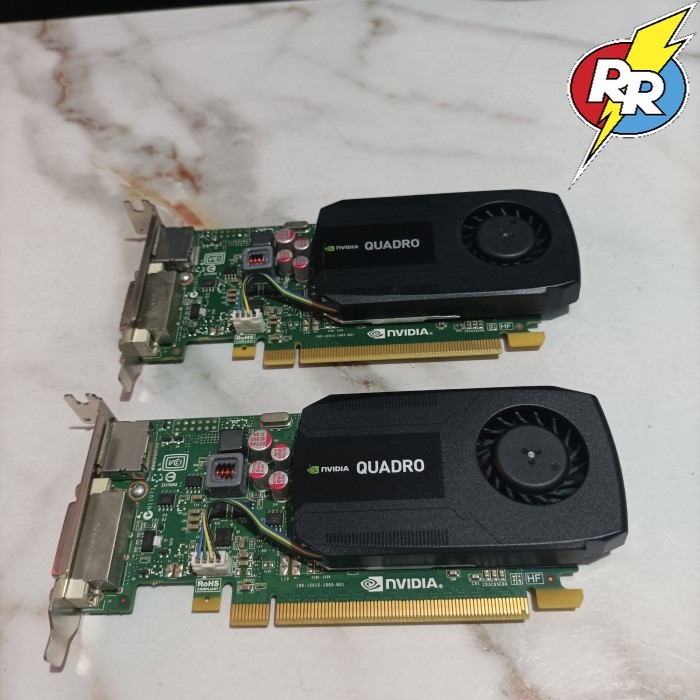 VGA Card Nvidia Quadro K600 1GB DDR3 128 Bit – Low Profile Mini PC + Bonus Converter VGA