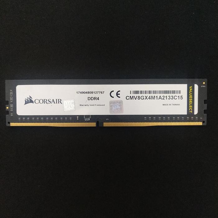 Corsair 8GB DDR4 2133 Mhz - Memory RAM Garansi Lifetime - DDR 4 2133