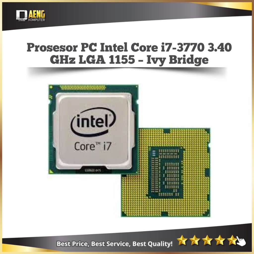 Proce Prossesor Prosesor pc Intel core i7 3770 3.40 GHz Socket 1155