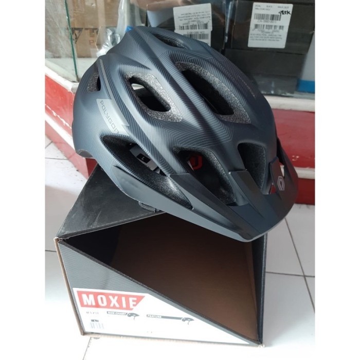 Helm HELMET SEPEDA POLYGON MOXIE NEW - Hitam, M