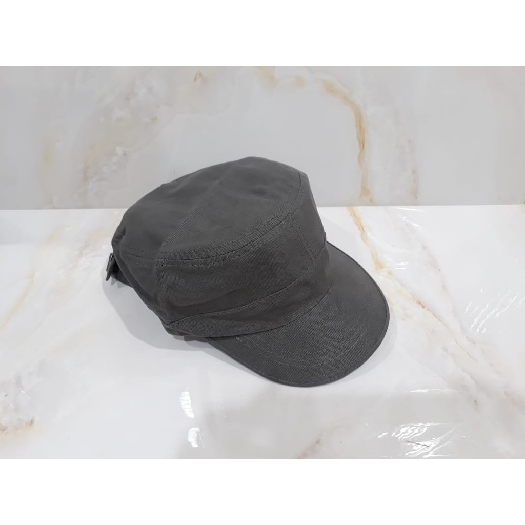 TOPI KOMANDO PRIA / TOPI MILITER POLRI SATPAM LIDAH PENDEK ORIGINAL POL PP MILITARY COMANDO CAP