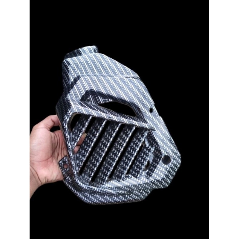 Cover radiator vario 125 old bohlam carbon glossy AES VARIASI 27 RACINGSHOP