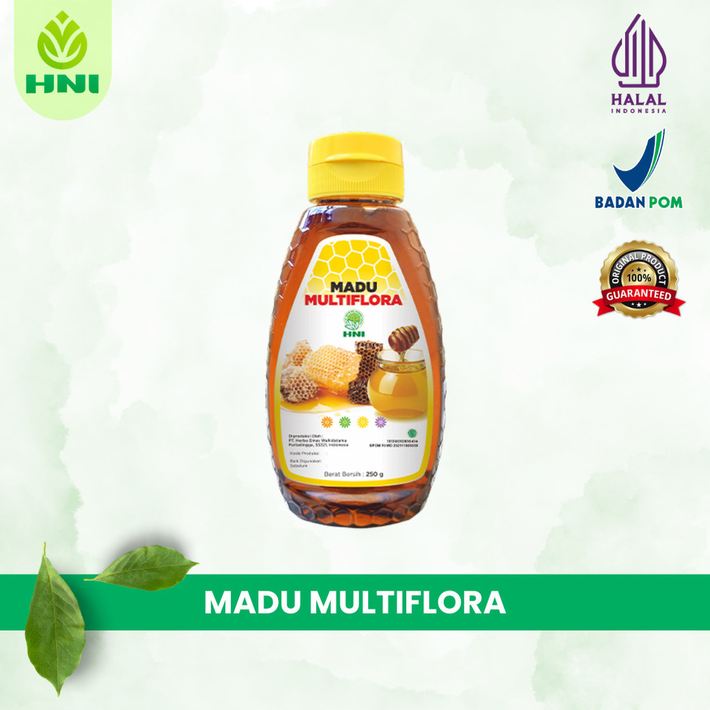 

MADU ASLI MULTIFLORA - Madu Asli Murni Bukan Campuran -HNI BPOM
