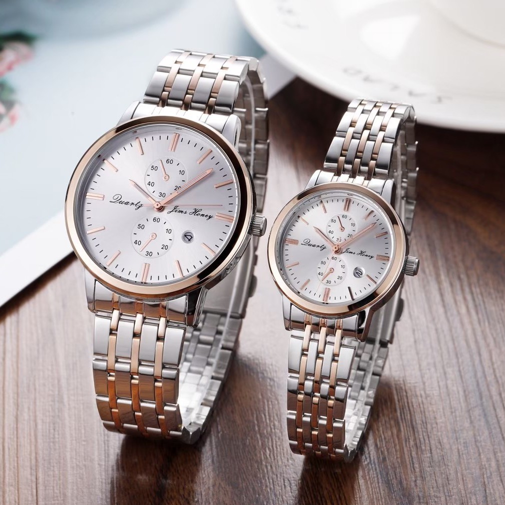 JIMS HONEY Jam Tangan Wanita 8138 - Jam Tangan Couple Jam Tangan Pria