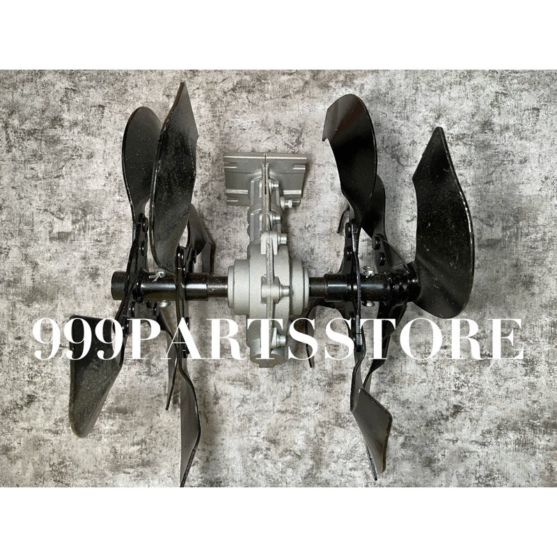 Mini tillermodel kipas  head cultivator cakar penyiang gulma kepala mesin bajak tanah rumput  mini s