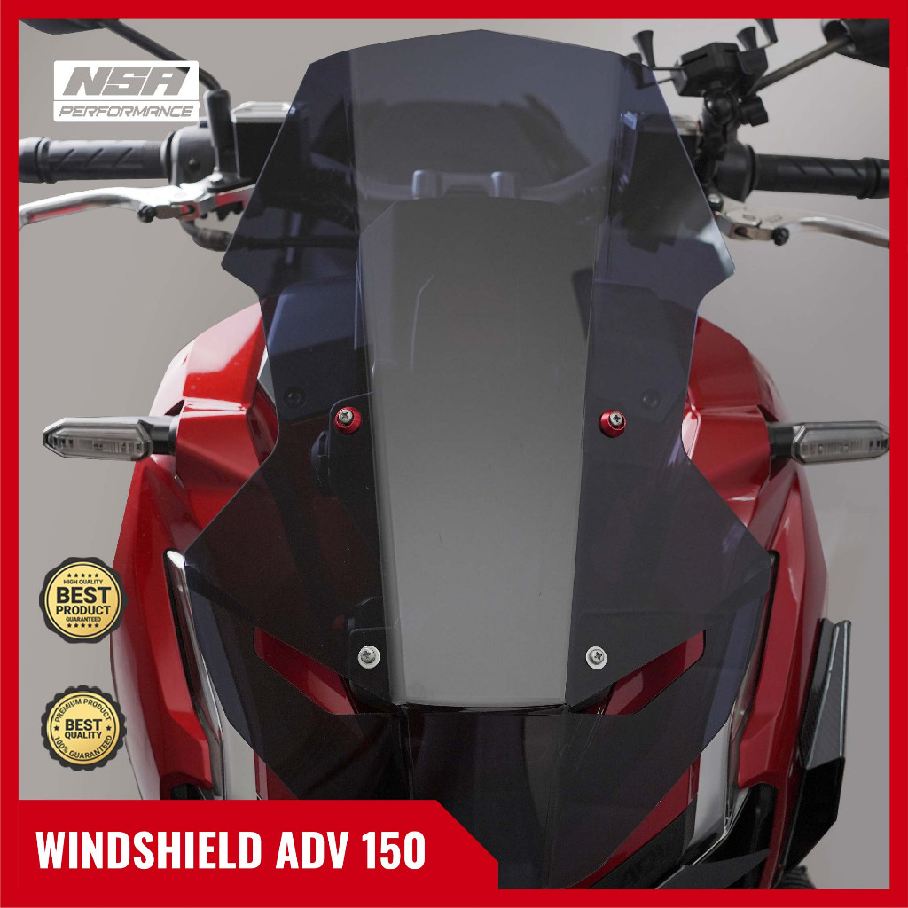 NSA Windshield Adv 150-160 Visor Adv Tdr Tameng Depan Honda Adv 150 Adv 160 Adv 160/150 Honda Adv