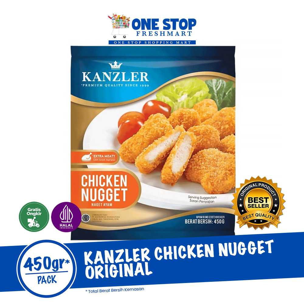 

KANZLER CHICKEN NUGGET ORIGINAL 450GR