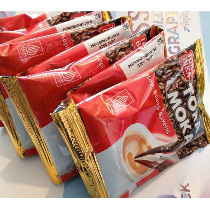 

TORA BIKA TORA MOKA KOPI SUSU & COKELAT 1 RENTENG ISI 10 SCT