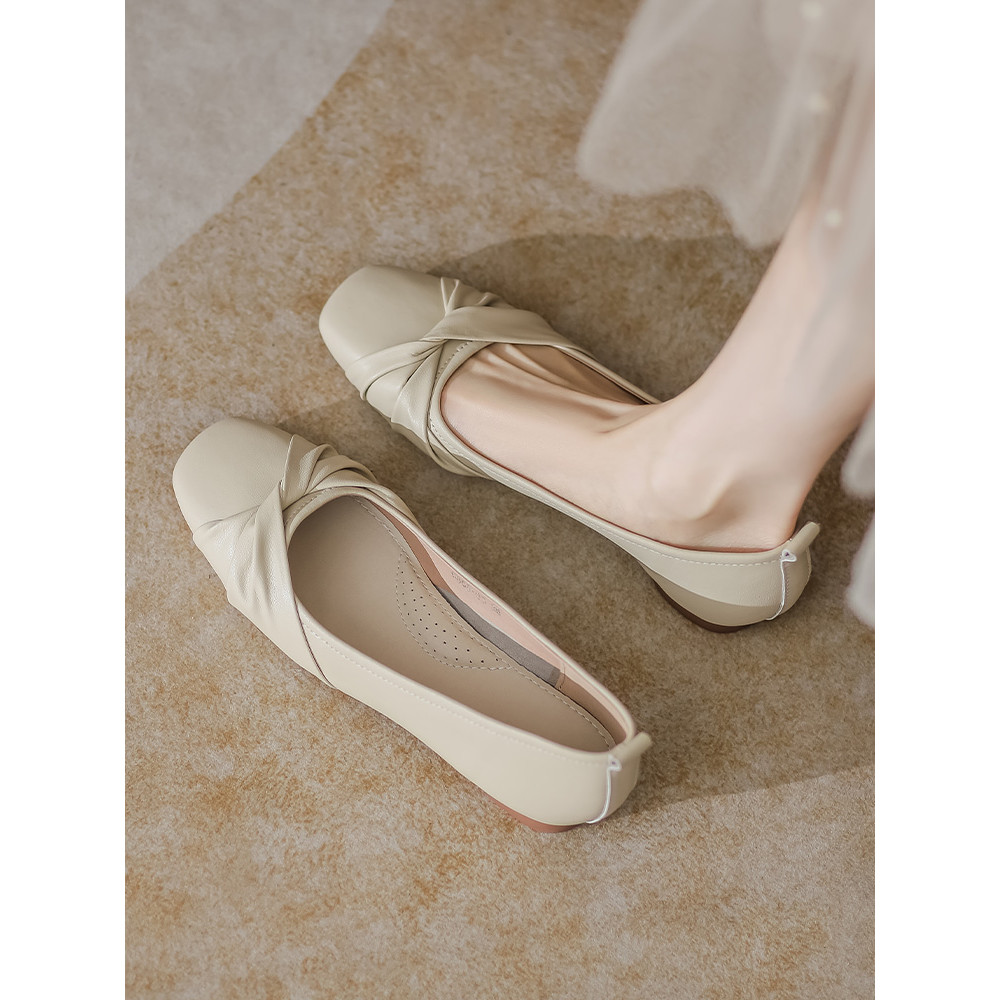 flatshoes wanita delisha ivory sepatu sepatu flat korean style wanita slingback flat shoes flat shoe