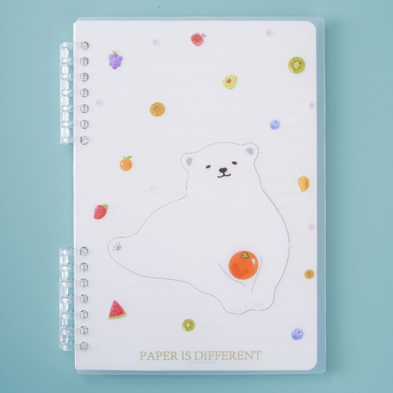 

[Whispers] AKUSA Binder Note Spiral A5 Buku Catatan Sekolah Kantor Motif Lucu Aesthetic BN001