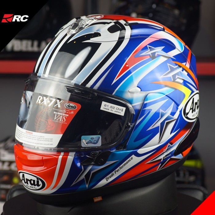 Arai RX7X Nakano Red