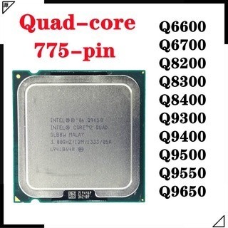 PROSESOR intel core 2 quad Q6600 S/D Q9550 Q9650 QX6700 Q9400 Q8200 - Q6600 .