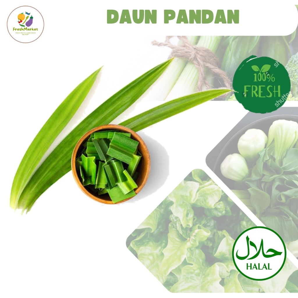 

Daun Pandan Bumbu Rempah Segar 1 Ikat Sayurinstant