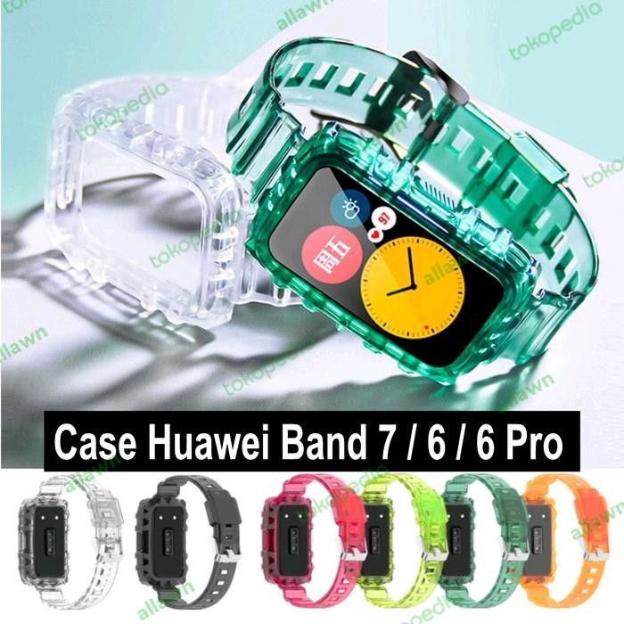 Huawei Band 7 Strap Transparent Smartwatch 6 Pro band Bracelet