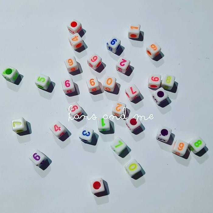 Mote Angka 7mm (max. 5 pcs per angka)