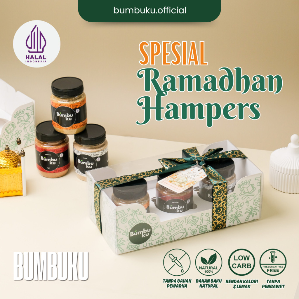 

Bumbuku [PAKET LEBARAN] Healthy Dry Rub Bumbu Marinasi Rendah Kalori Segala Jenis Makanan