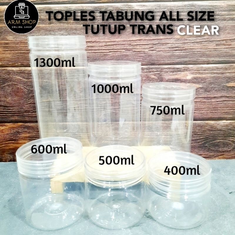 TOPLES TABUNG TUTUP TRANSPARAN / TOPLES PLASTIK / TOPLES TABUNG TUTUP BENING