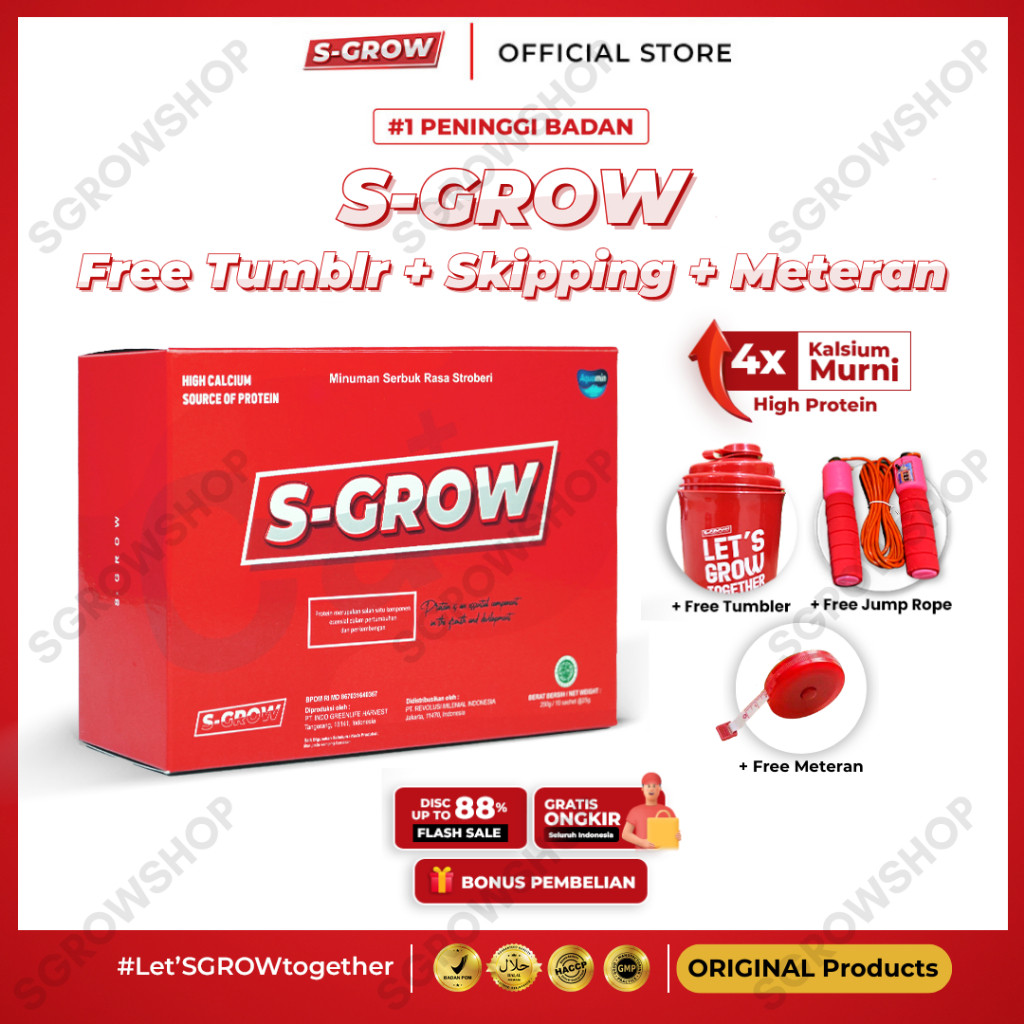 

S-GROW Susu Peninggi Badan Terbaik Original