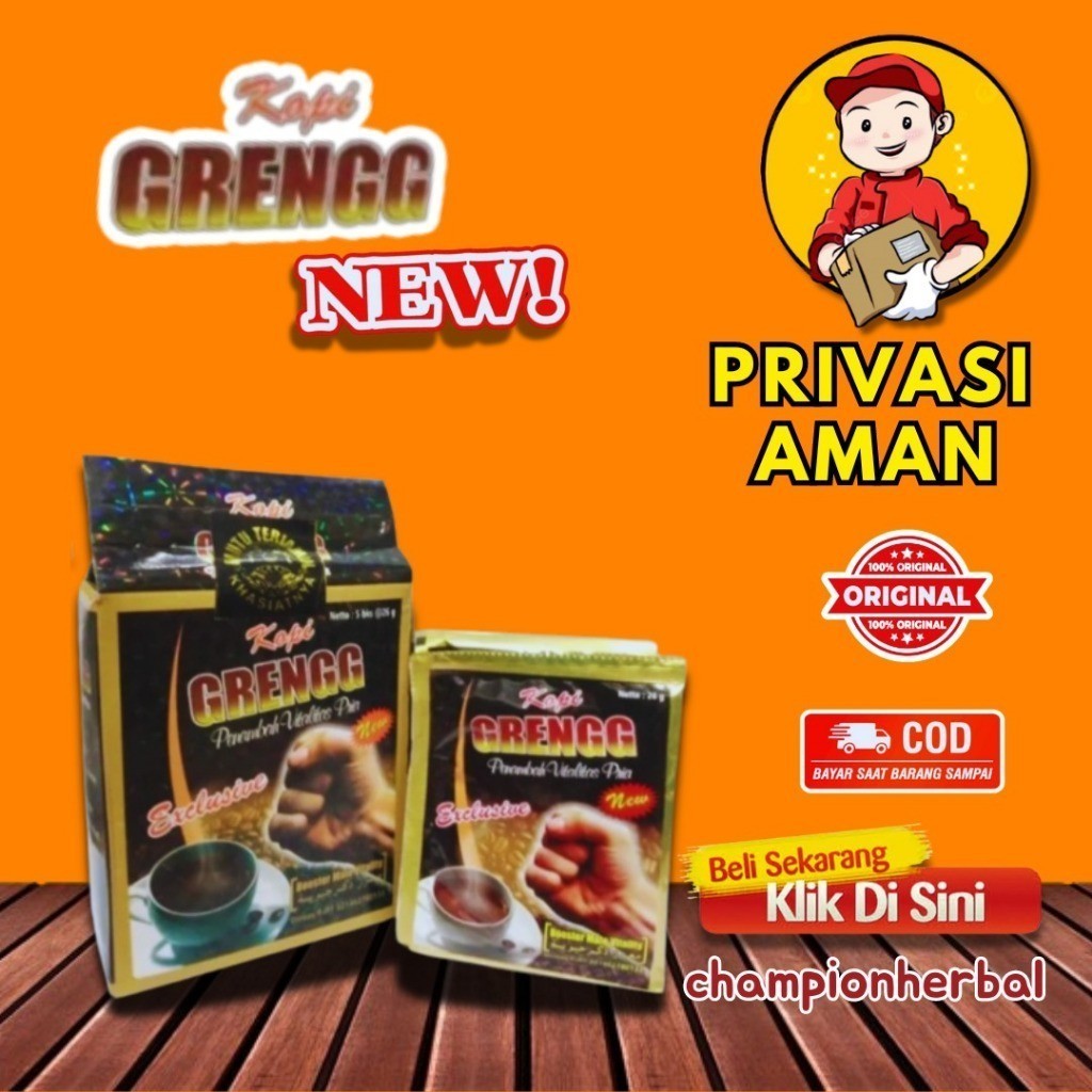 Raf Herbal - kopi STAMINA/ KOPI GRENG ISI 5 berkhasiat