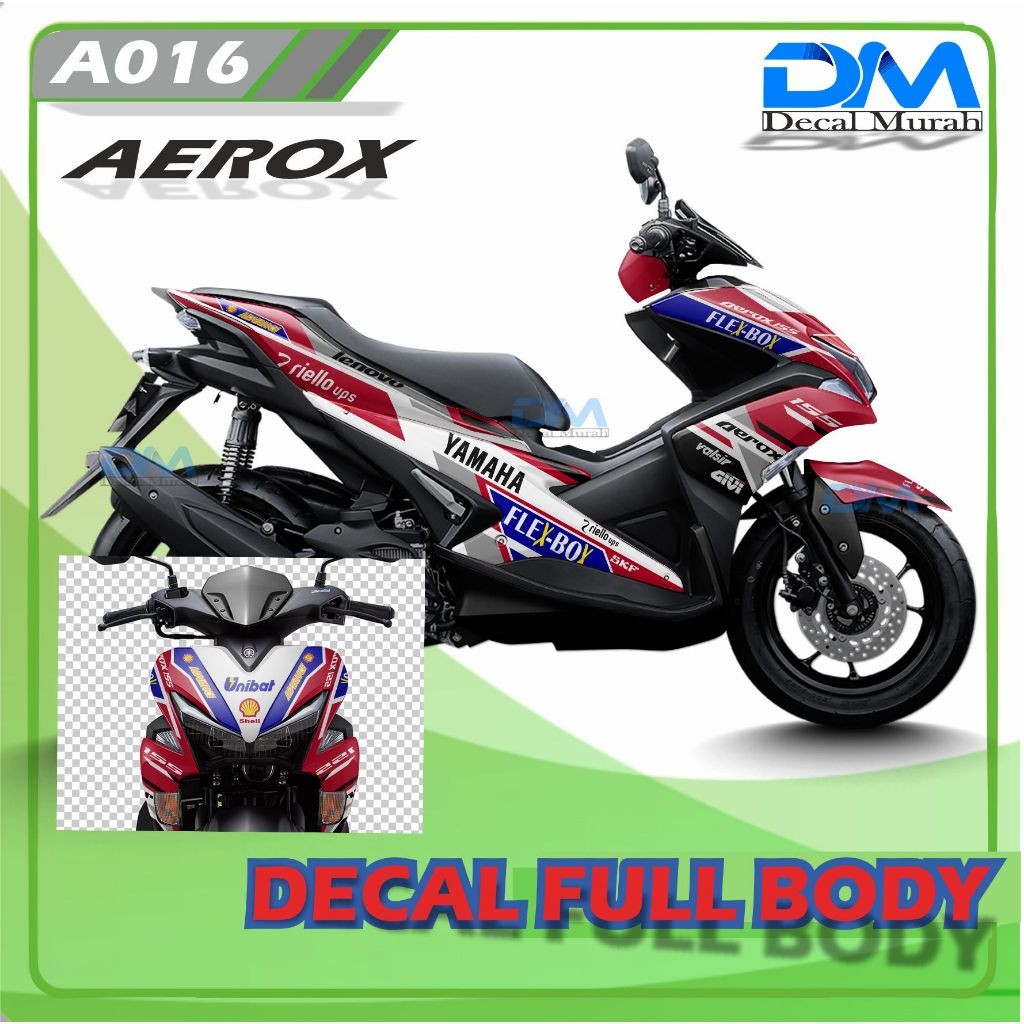 DECAL AEROX NEW FULL BODY AEROX 2020 2021 2022 DECAL AEROX FULL VARIAN A016 DECAL VARIAN BAHAN