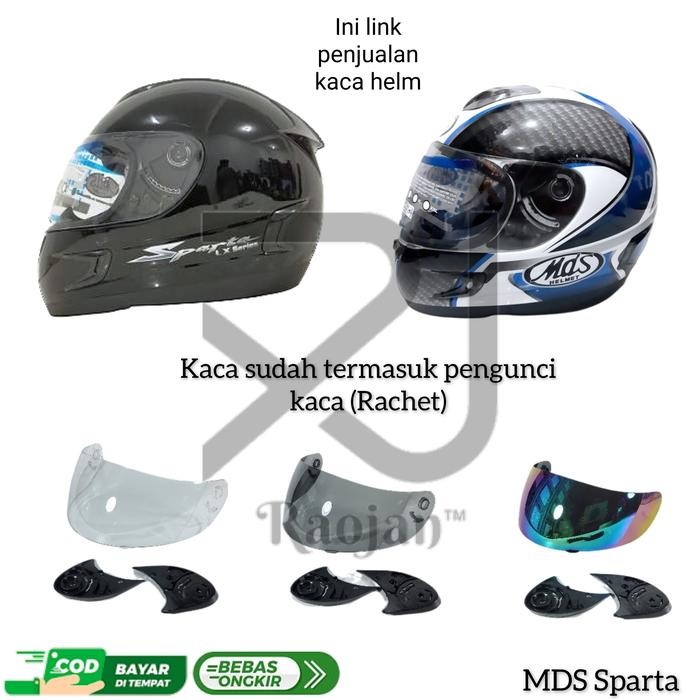 Kaca helm MDS Sparta Visor helm MDS Sparta Rachet