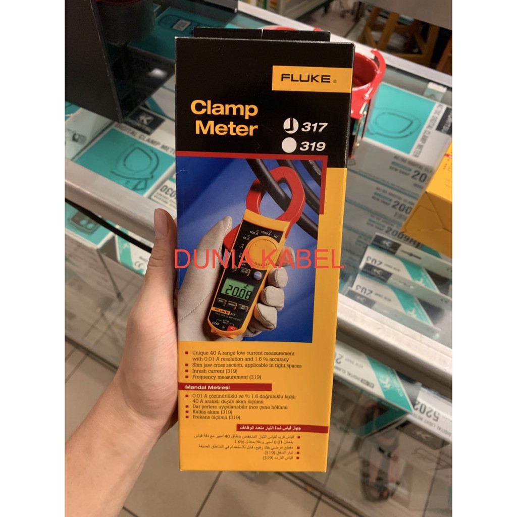 Digital Clamp Meter / Tang Ampere AC DC Fluke 317 Ori